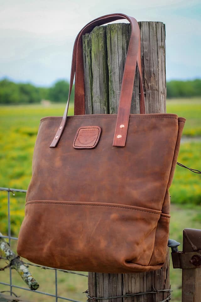 leather bag created by Rugged Handcrafted Leather