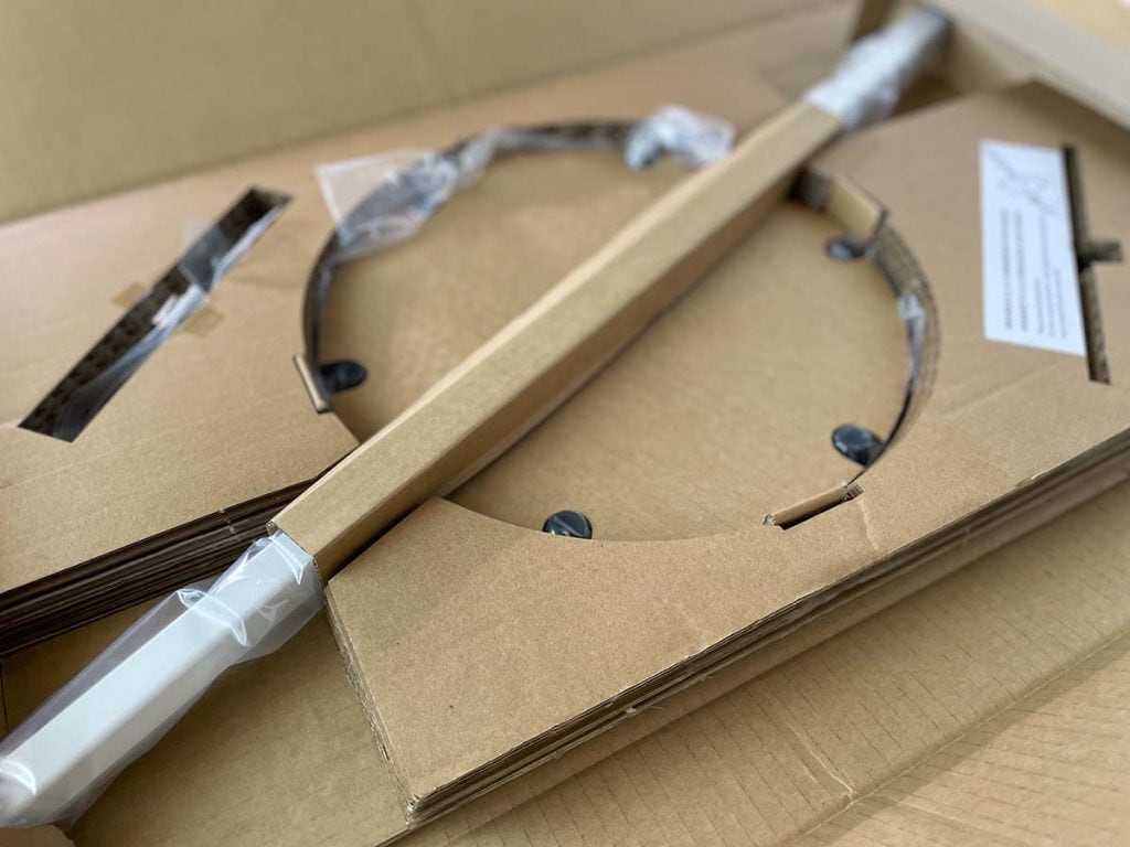 Inside of the floor stand extension for BenQ e-Reading Lamp