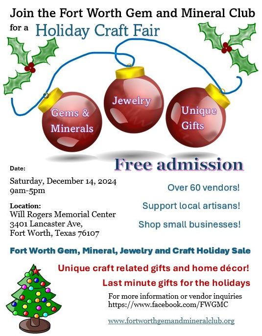 event flyer for Fort Worth Gem, details at link