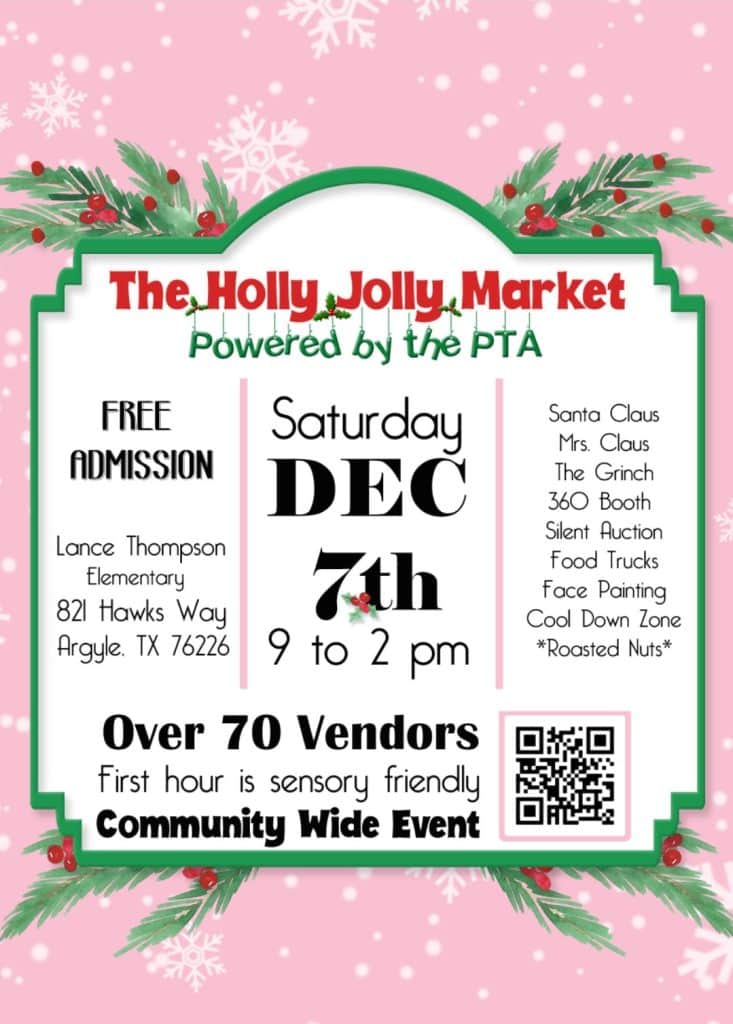 event flyer for Holly Jolly, details at link