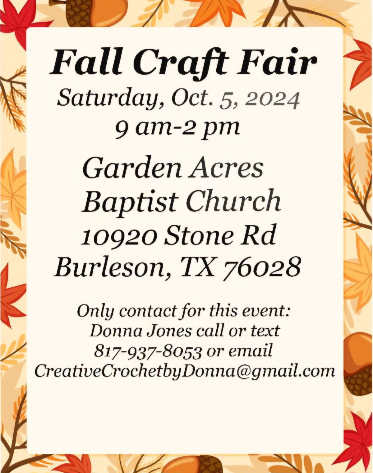 event flyer for GABC, details at link