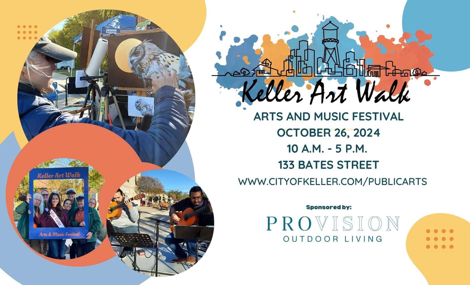 2024 Keller Art Walk; Arts & Music Festival