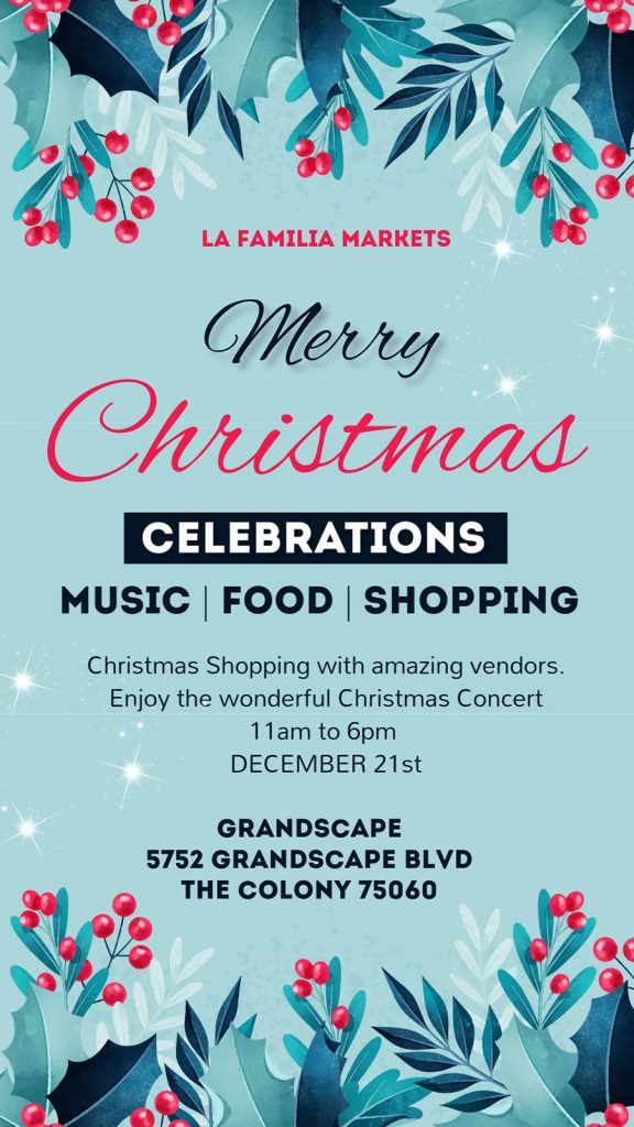 event flyer for grandscape holiday show, details at link