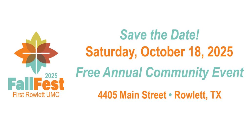 event flyer for fallfest first rowlett, details at link