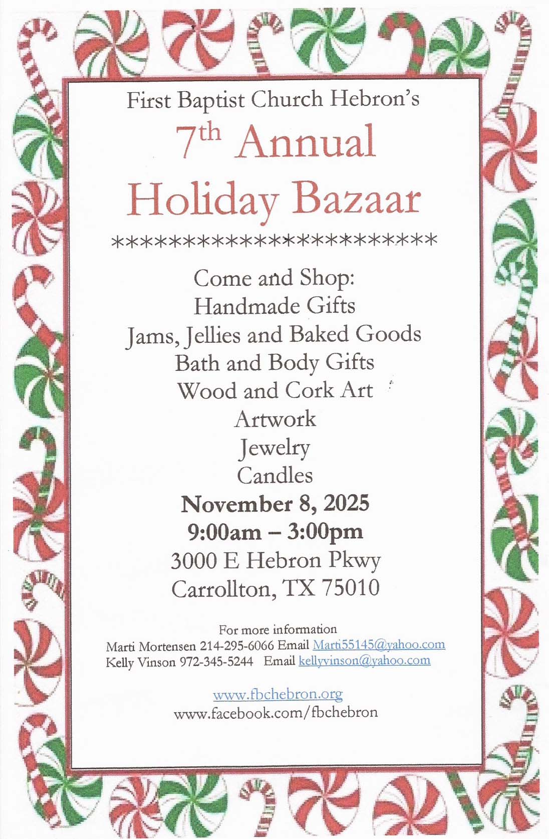 7th Annual Holiday Bazaar