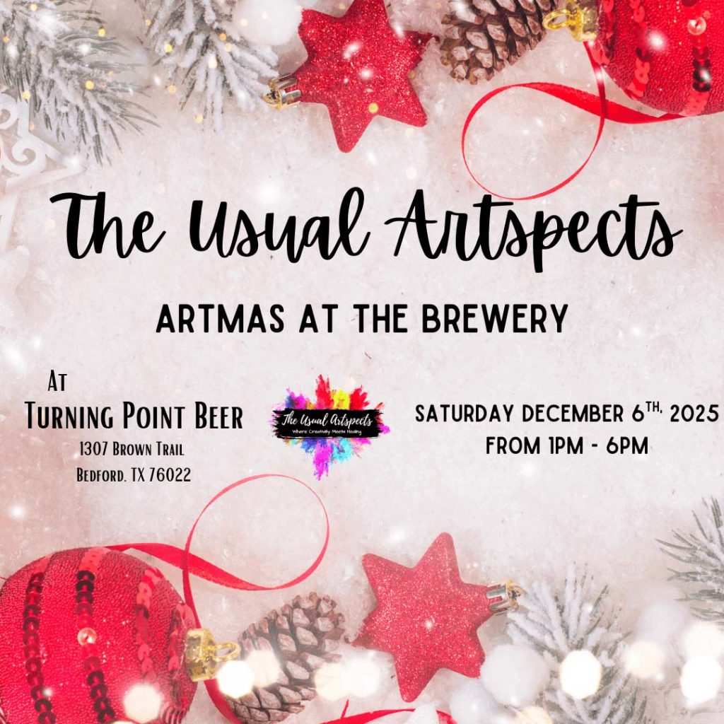 event flyer for Artmas at the Brewery, details at link