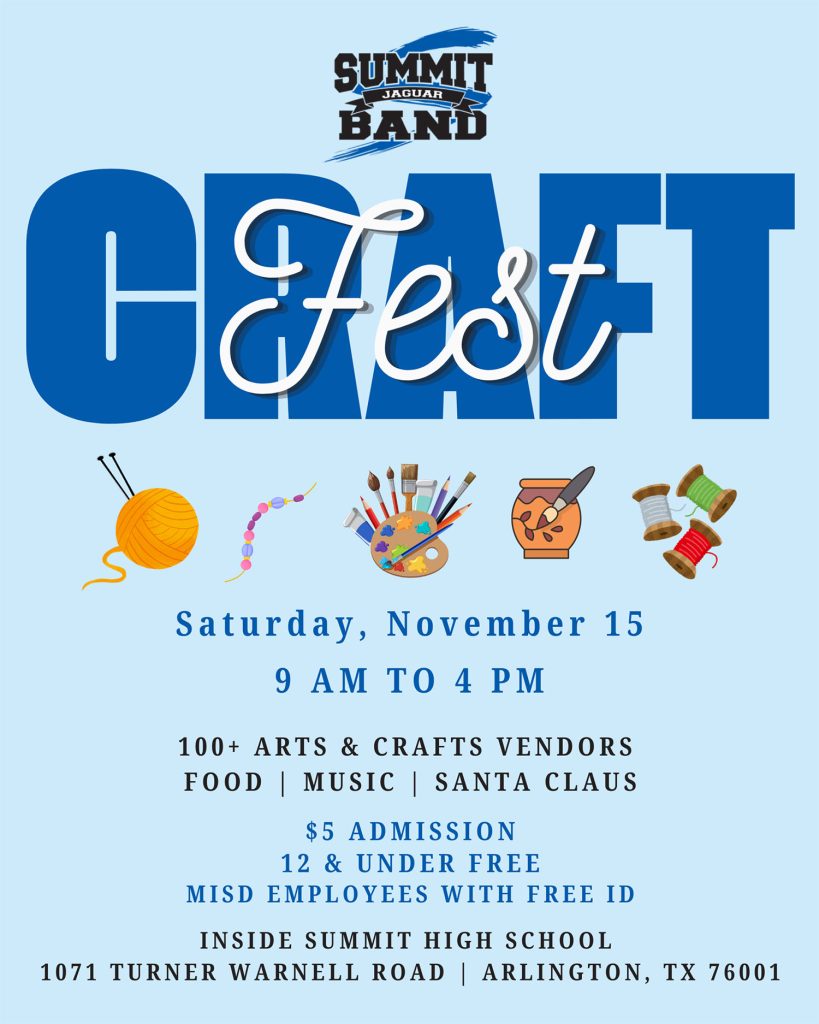 event flyer for Summit Craft Fest, details at link