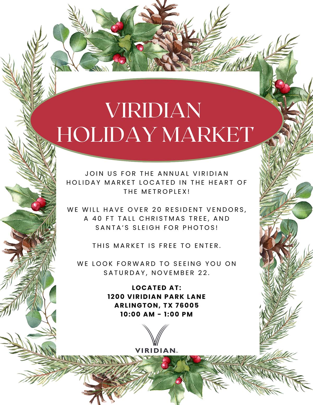 Viridian Holiday Vendor Market