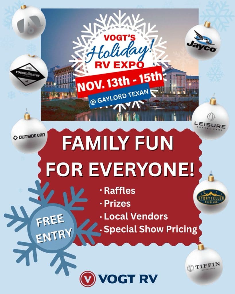 event flyer for VOGT Holiday, details at link