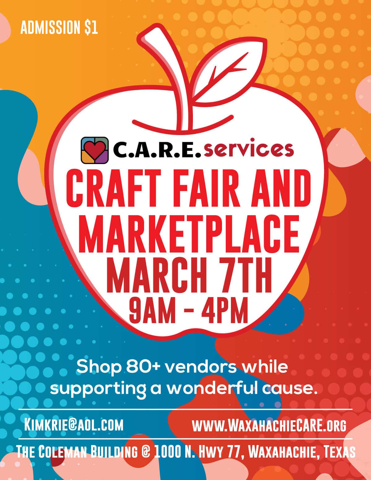 6th Annual CARE Services Craft Show and Marketplace