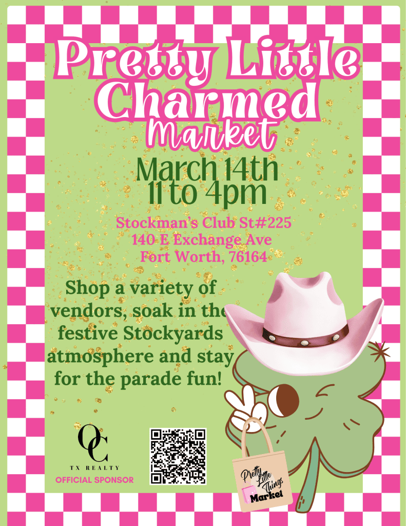 event flyer for pretty little charmed events, details at link