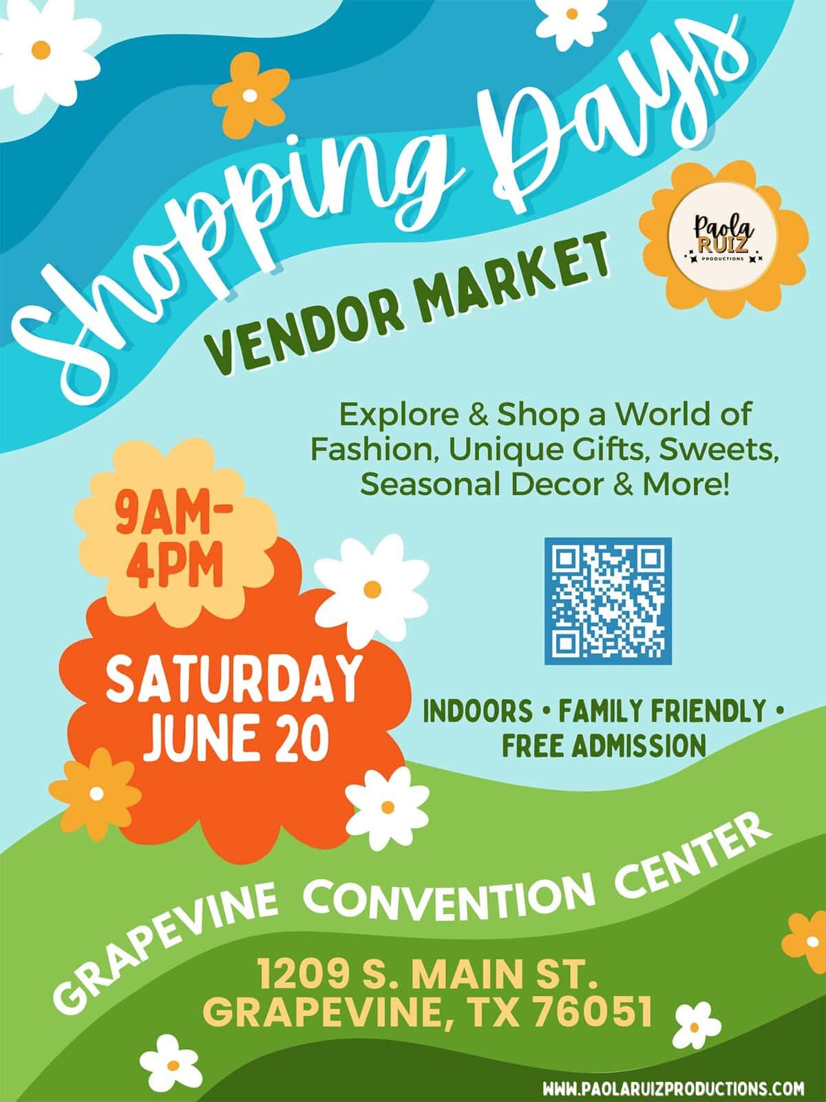 Shopping Days Vendor Market – Summer Edition in Grapevine