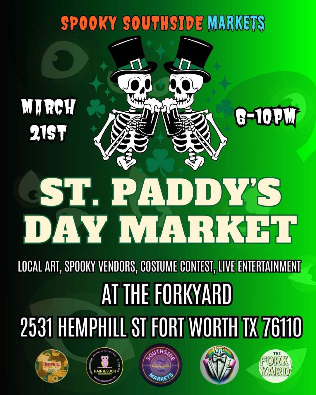 Spooky Southside St. Paddy’s Day Market