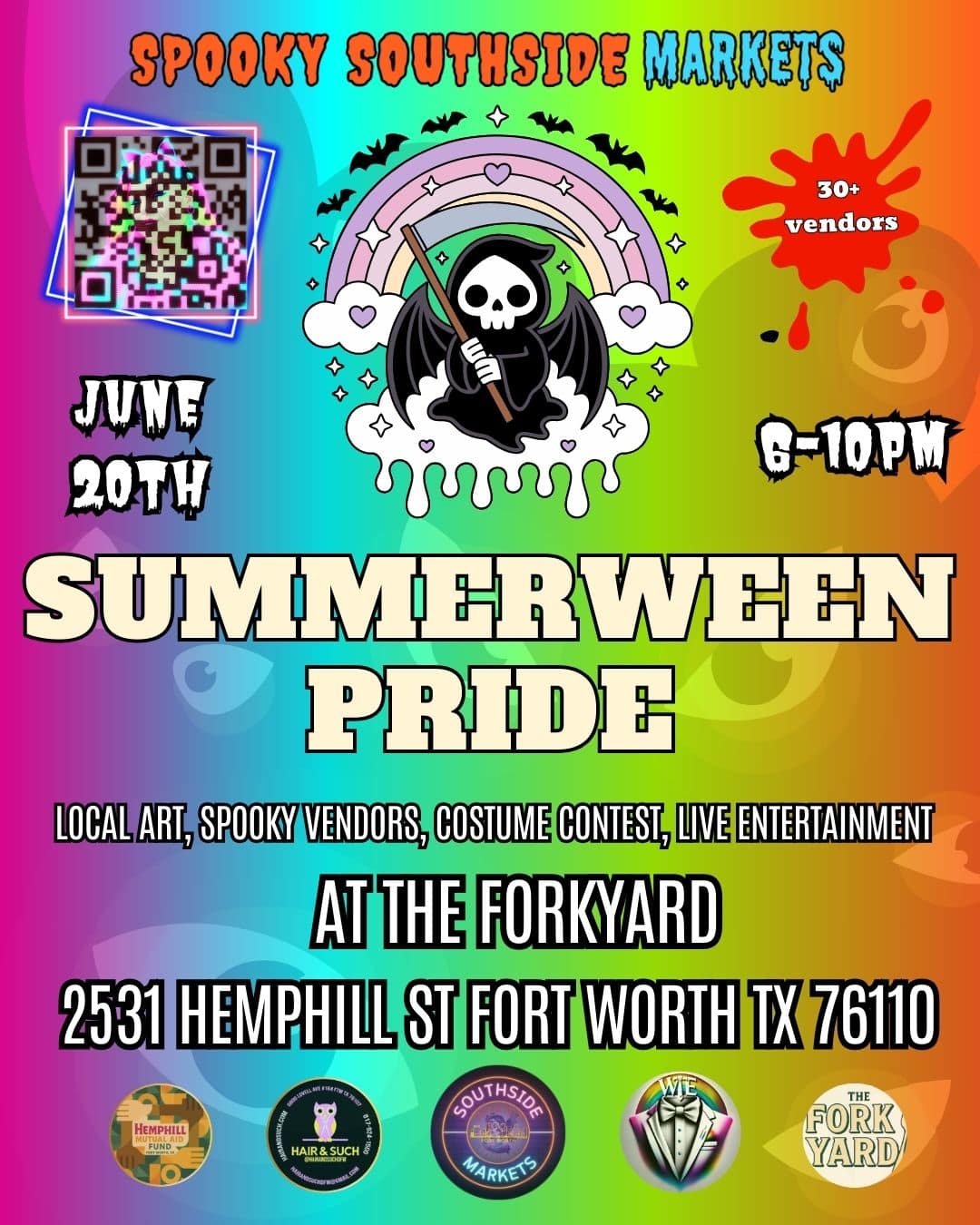 Spooky Southside Summerween Pride Pop-up